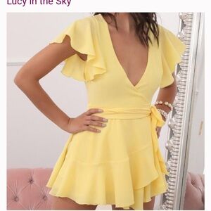Yellow Mini dress!